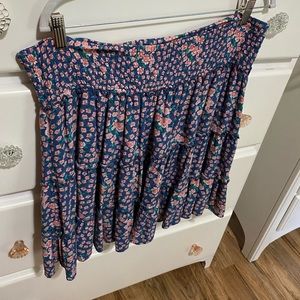 Floral mini skirt